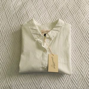 Universal Thread White Button Up NWT